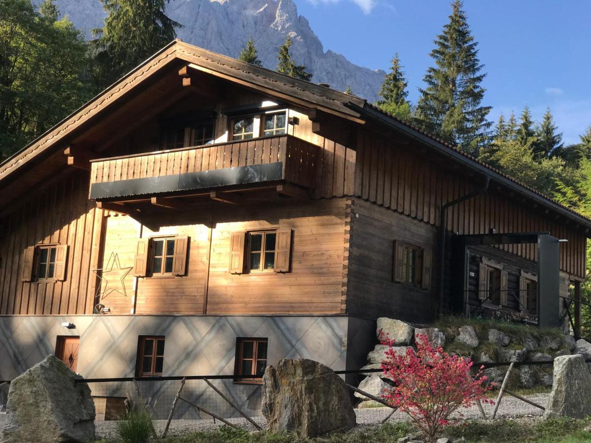 Chalet S - 5 Sterne Luxus Ferienhaus Direkt Am Eibsee Und Zugspitze Grainau Bagian luar foto